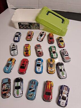 20 Mini Pull Back Race Cars Die Cast Toy Set Kids 3+